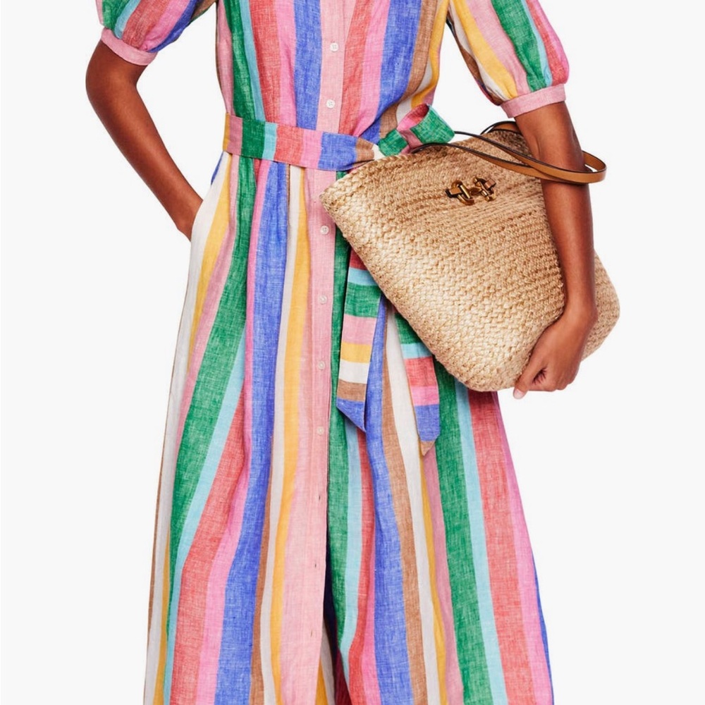Colorful Striped Maxi Dress